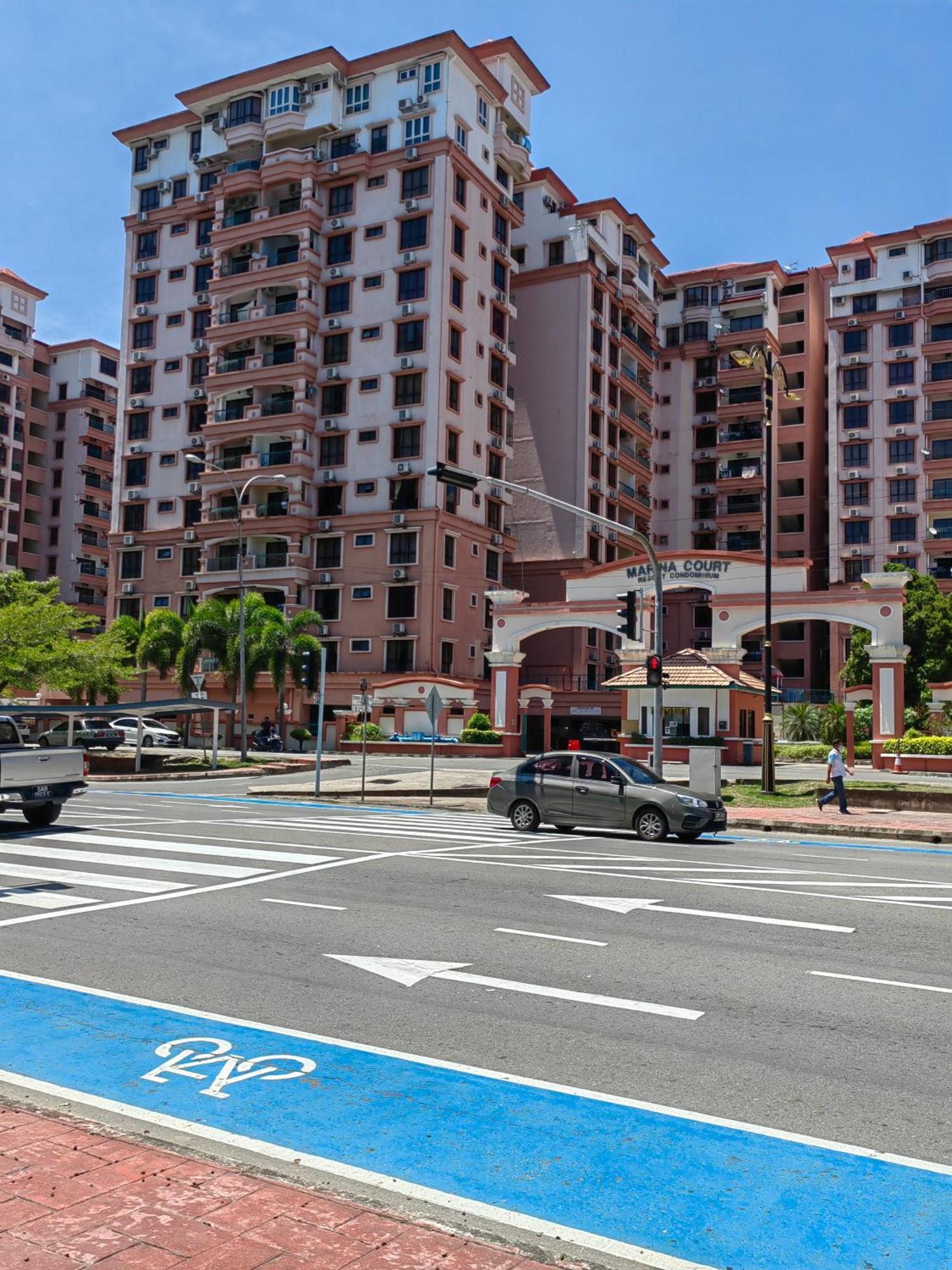Town Condo - Marina Court Kota Kinabalu Dış mekan fotoğraf